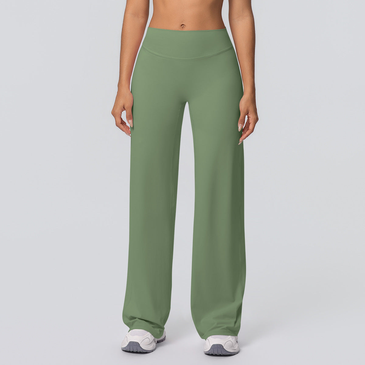 Mid-Waist Straight Leggings
