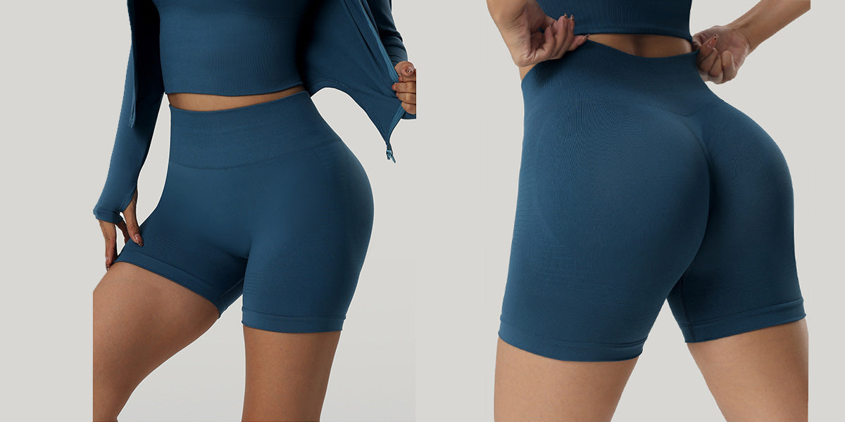 high-waisted shorts are perfect for every workout