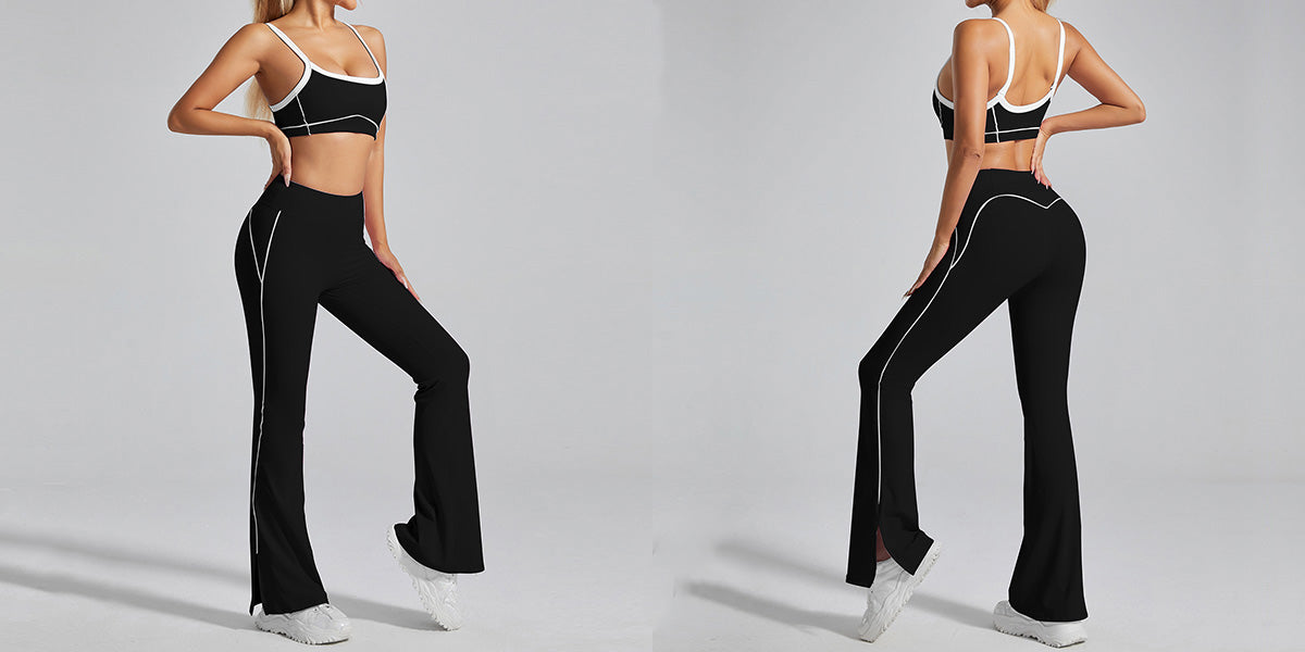 why flare leggings are making a comeback