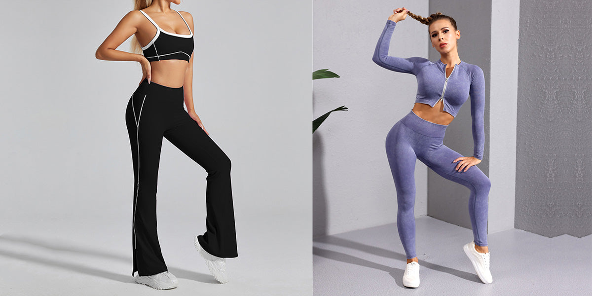 flare leggings vs. skinny leggings