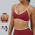 Contrast Trim 3D Compression Sports Bra