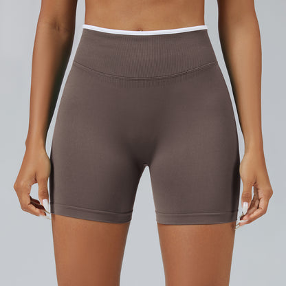 Contrast Trim 3D Compression Shorts