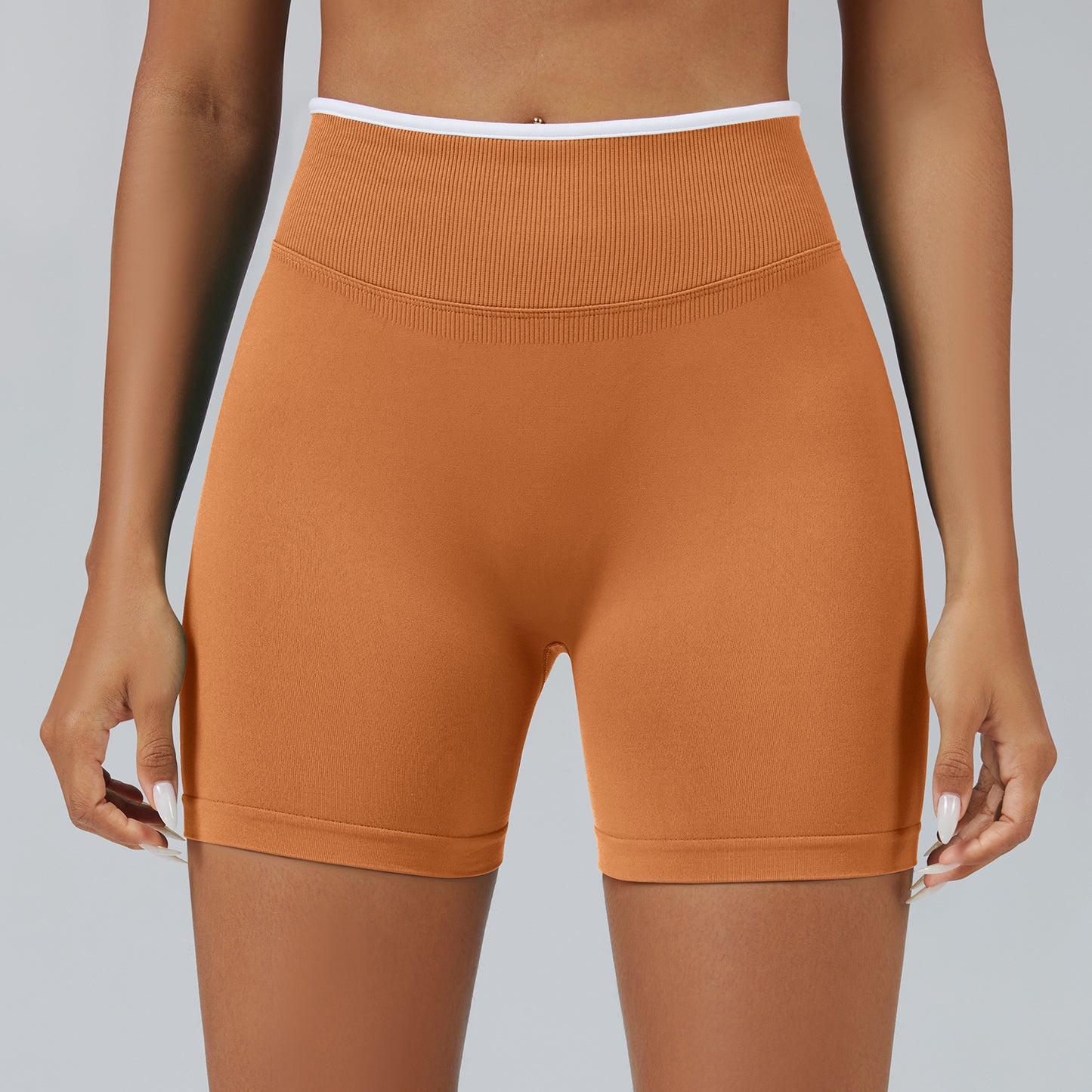 Contrast Trim 3D Compression Shorts
