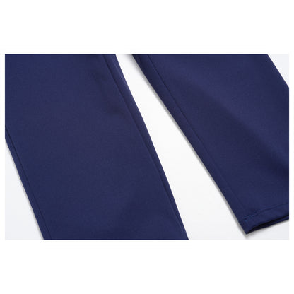 Contrast Foldover Waist Capri Leggings