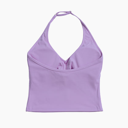 V-Neck Halter Fitness Tank Top