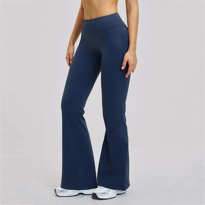 Peach-Lift High-Waist Flared Leggings