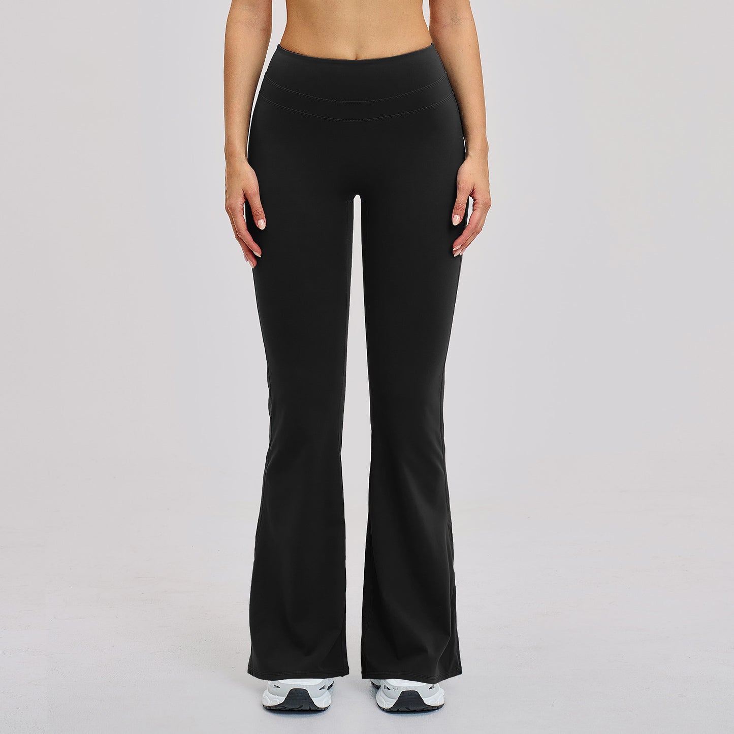 Peach-Lift High-Waist Flared Leggings
