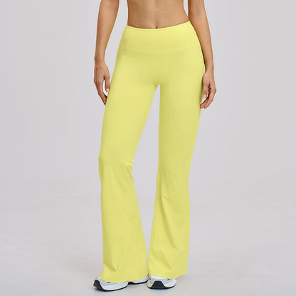 Peach-Lift High-Waist Flared Leggings