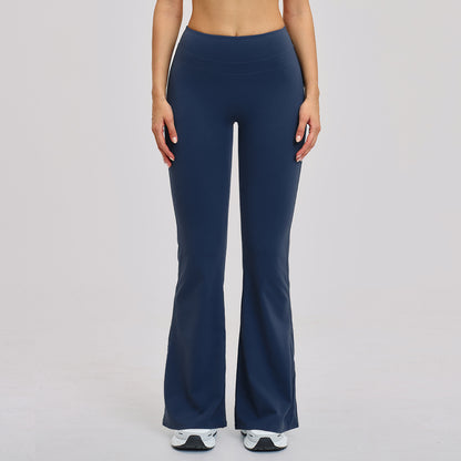 Peach-Lift High-Waist Flared Leggings
