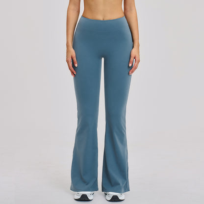 Peach-Lift High-Waist Flared Leggings