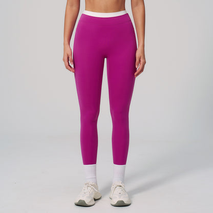 High-Waisted Contrast Sculpt Leggings