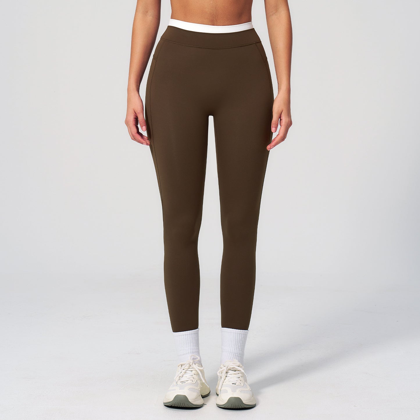 High-Waisted Contrast Sculpt Leggings