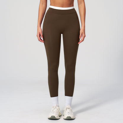 High-Waisted Contrast Sculpt Leggings