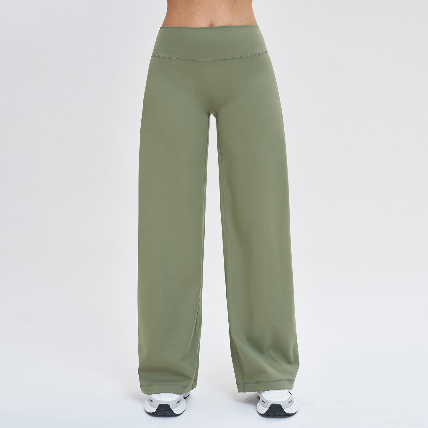 Mid-Waist Straight Leggings
