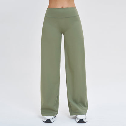 Mid-Waist Straight Leggings