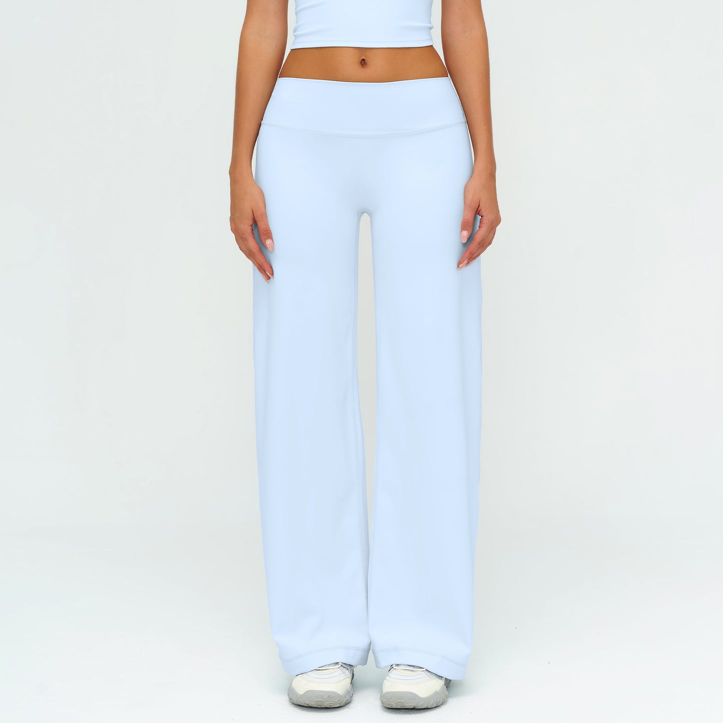 Mid-Waist Straight Leggings