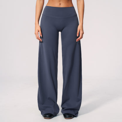 Mid-Waist Straight Leggings