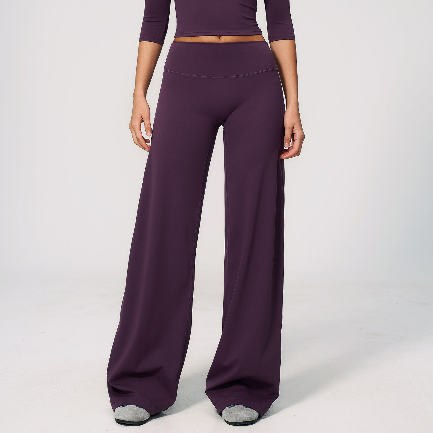 Mid-Waist Straight Leggings