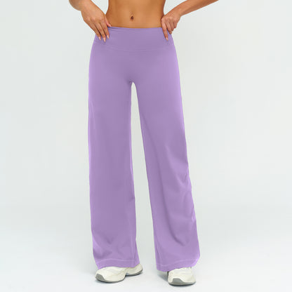 Mid-Waist Straight Leggings