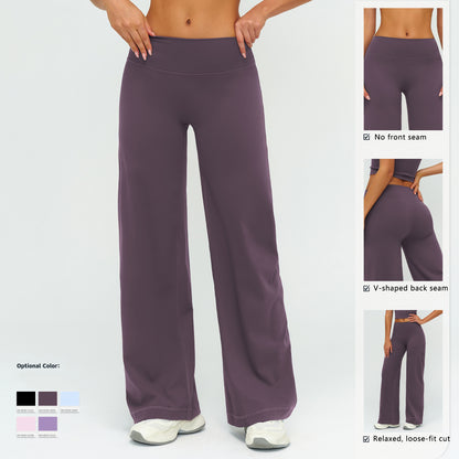 Mid-Waist Straight Leggings