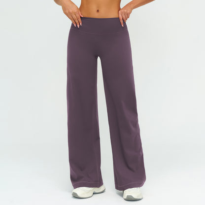 Mid-Waist Straight Leggings