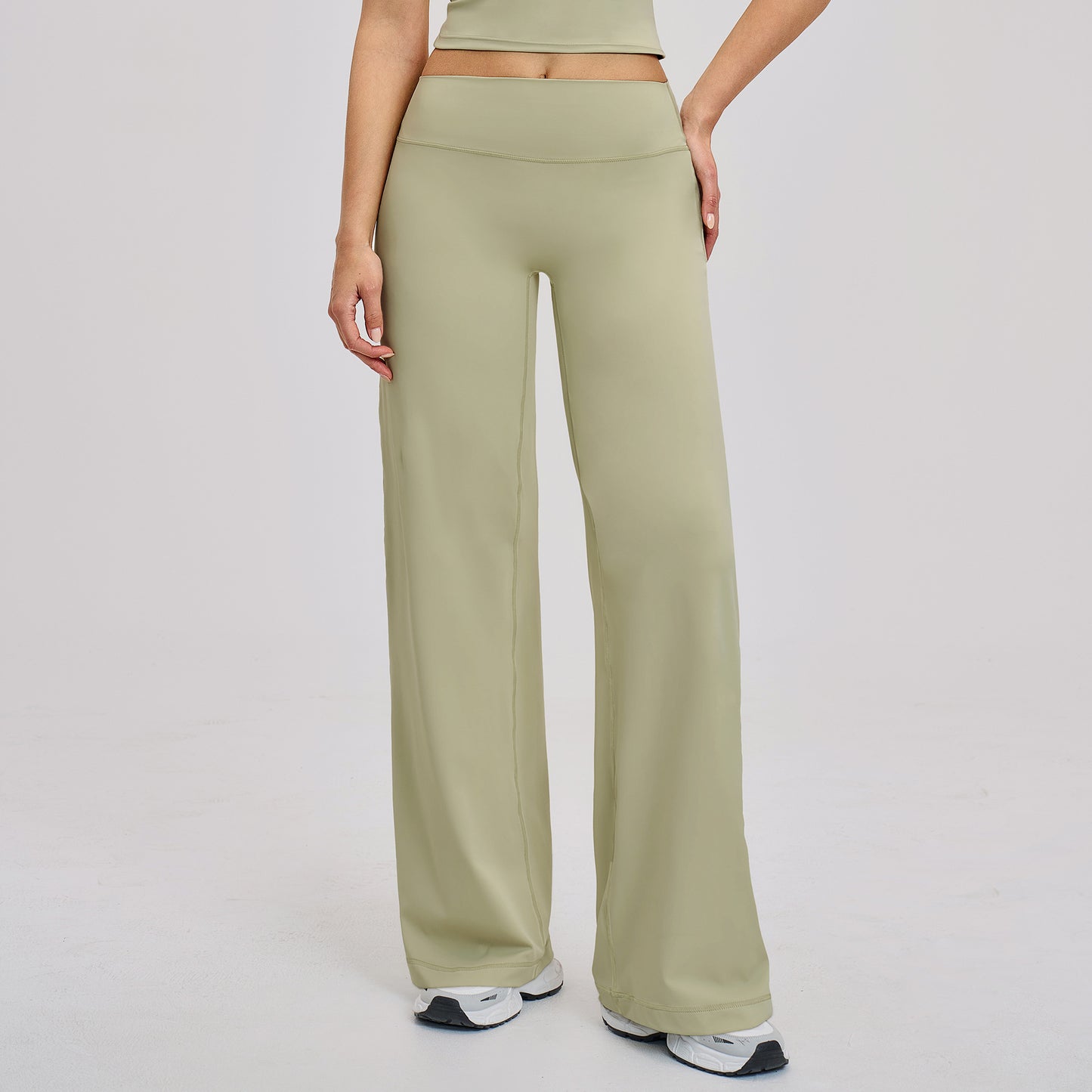 Mid-Waist Straight Leggings