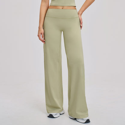 Mid-Waist Straight Leggings