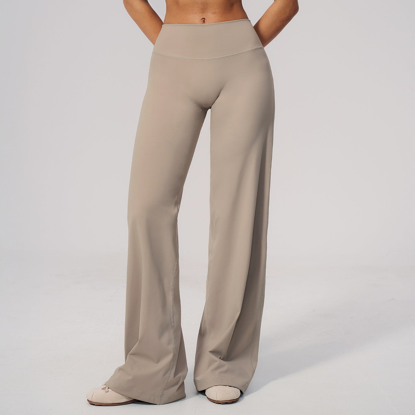 Mid-Waist Straight Leggings