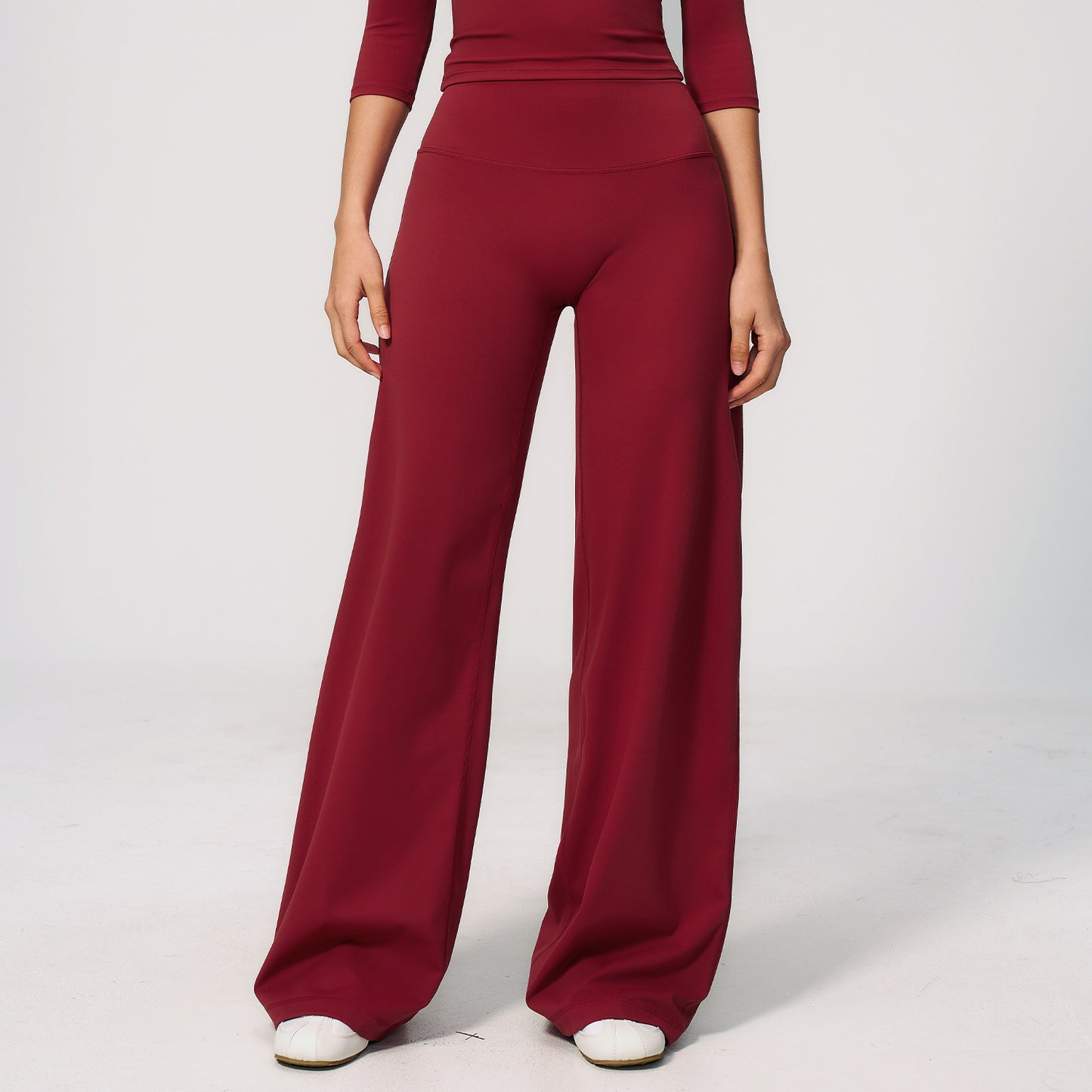 Mid-Waist Straight Leggings