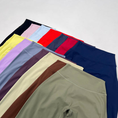 Mid-Waist Straight Leggings