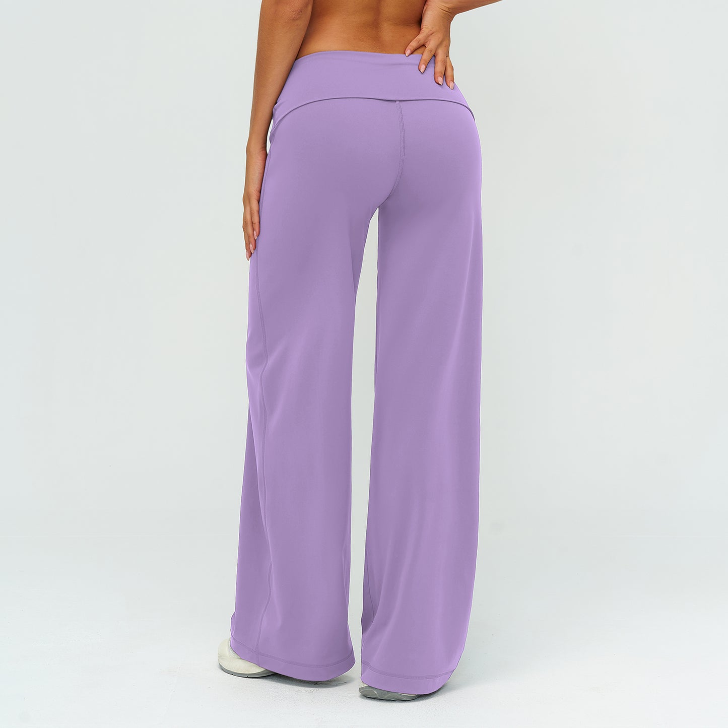 Foldover Waist Straight Leggings