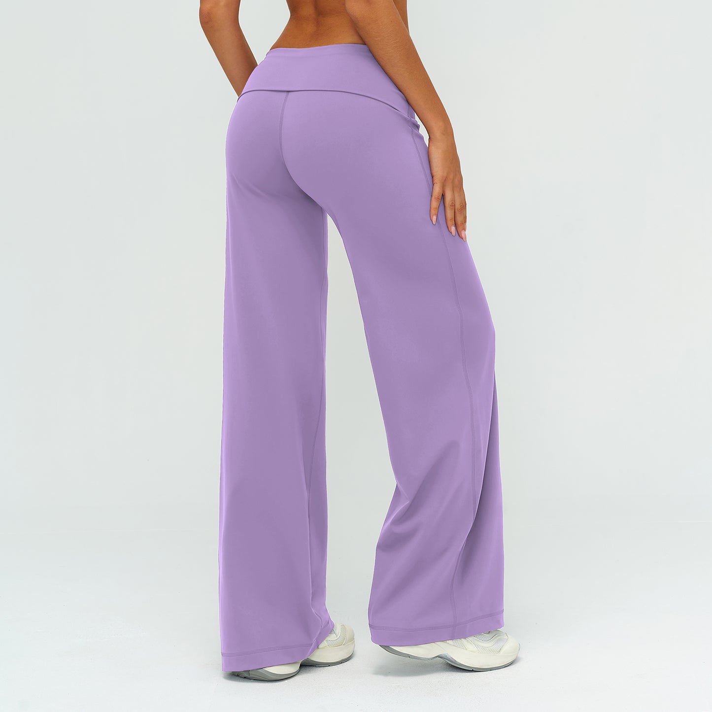 Foldover Waist Straight Leggings
