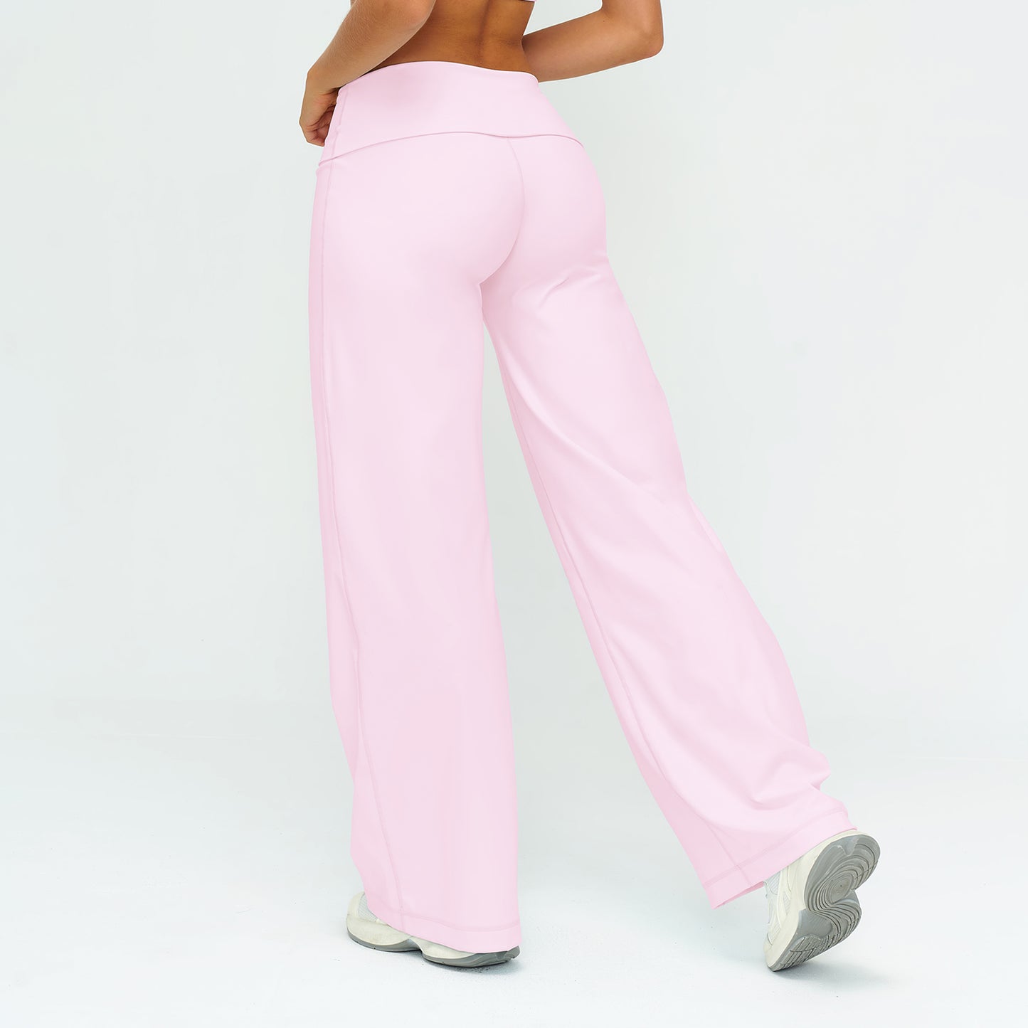 Foldover Waist Straight Leggings