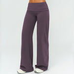 Foldover Waist Straight Leggings