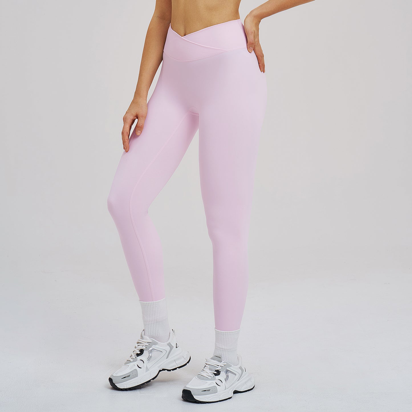 Cross-V Waist Sculpting Active Leggings