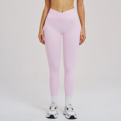 Cross-V Waist Sculpting Active Leggings