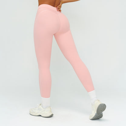 Contrast-Stitch Sculpt Leggings