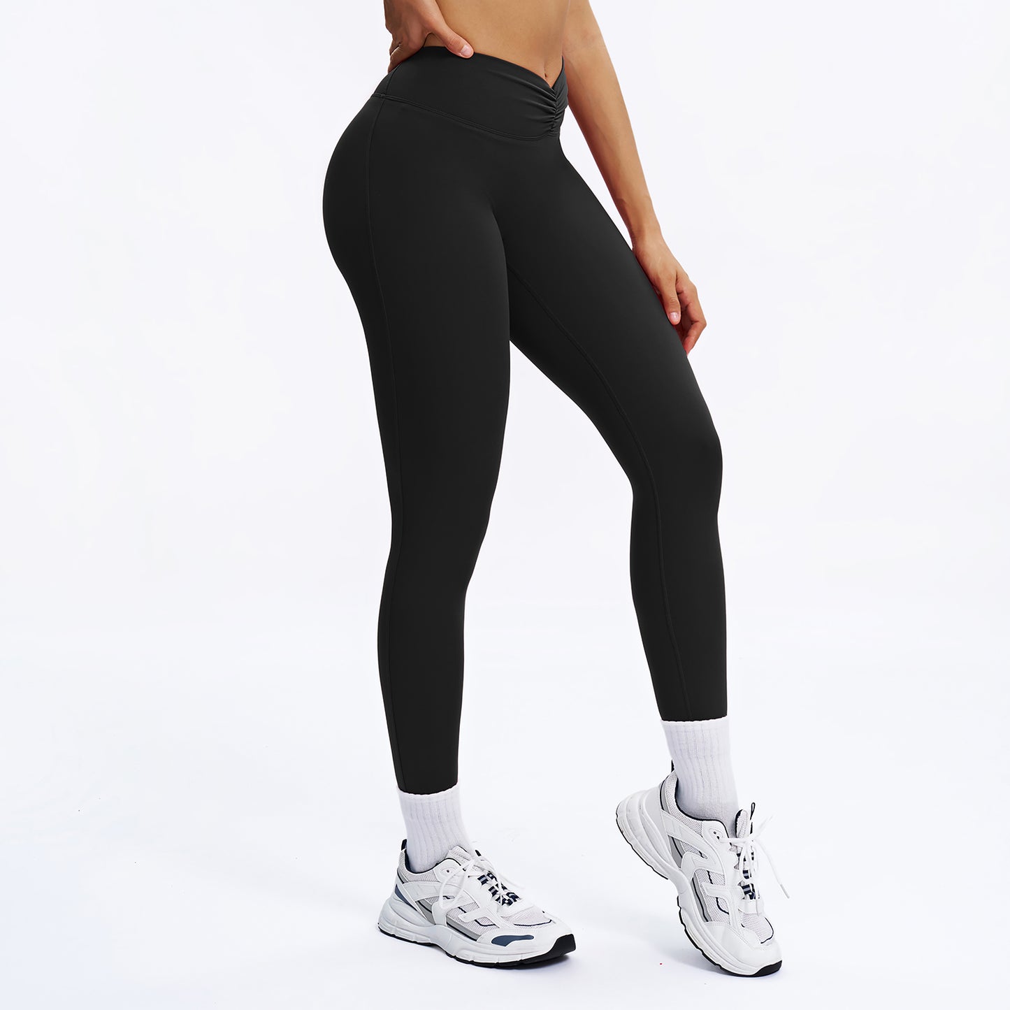 Scrunch-Front Booty-Lifting Leggings