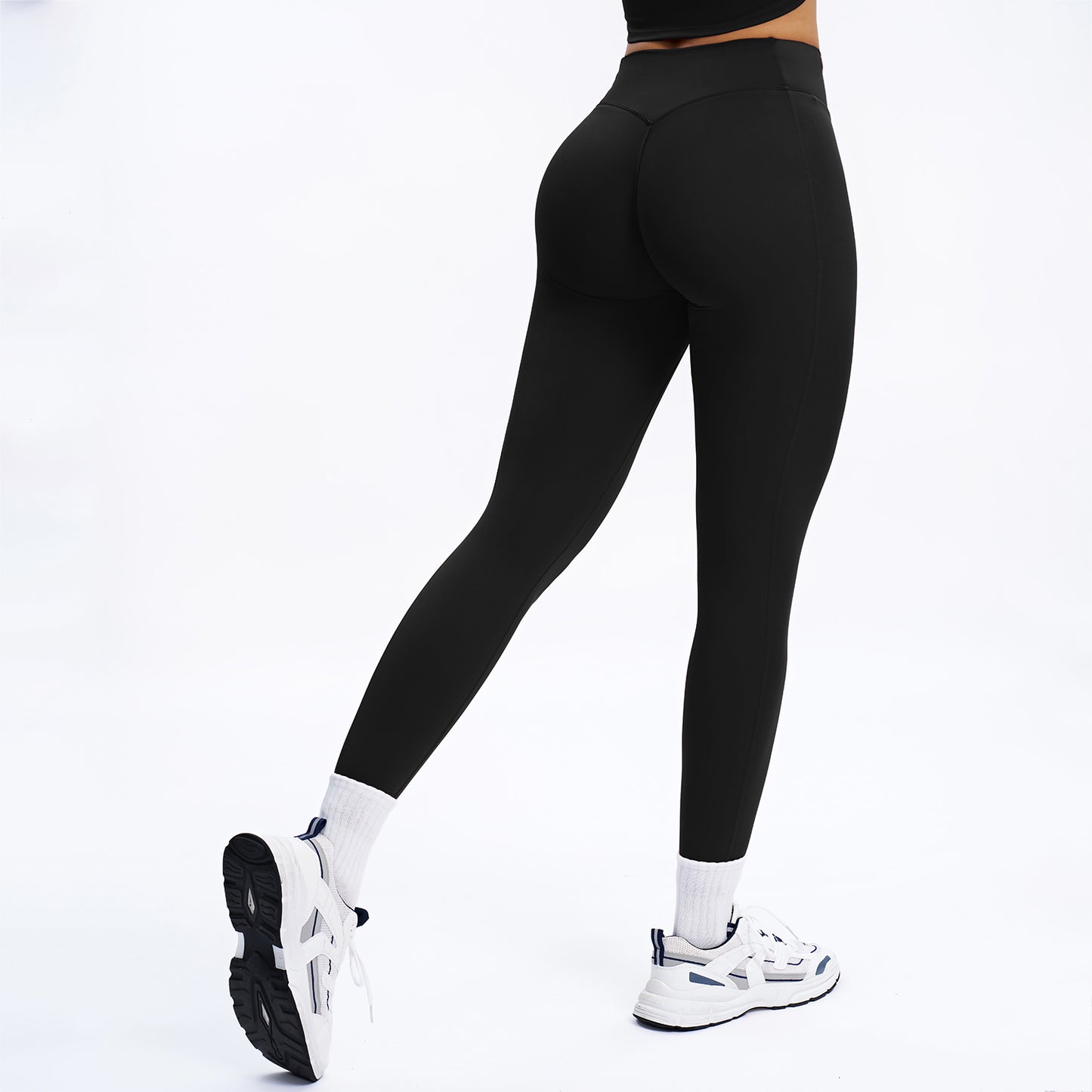 Scrunch-Front Booty-Lifting Leggings