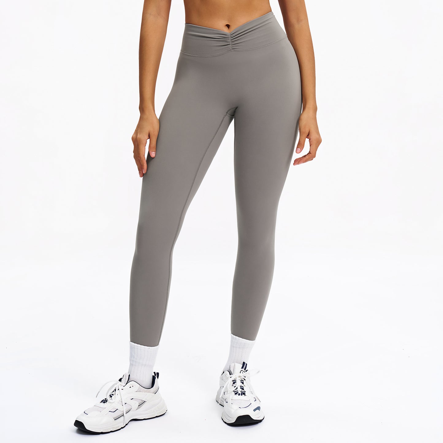 Scrunch-Front Booty-Lifting Leggings
