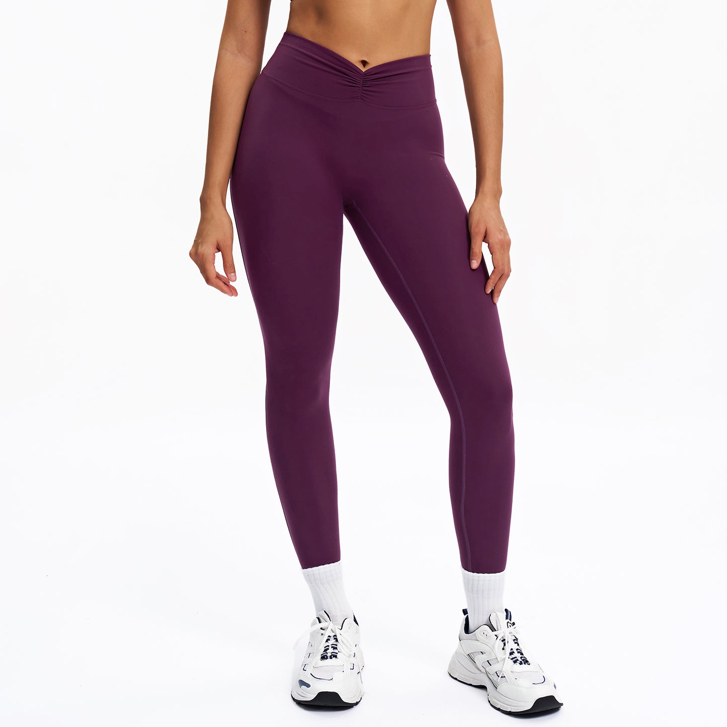 Scrunch-Front Booty-Lifting Leggings