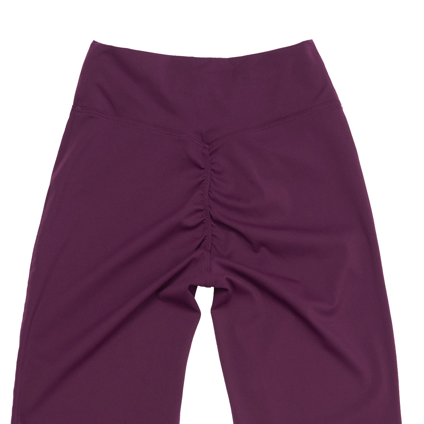 Scrunch-Front Booty-Lifting Flare Leggings