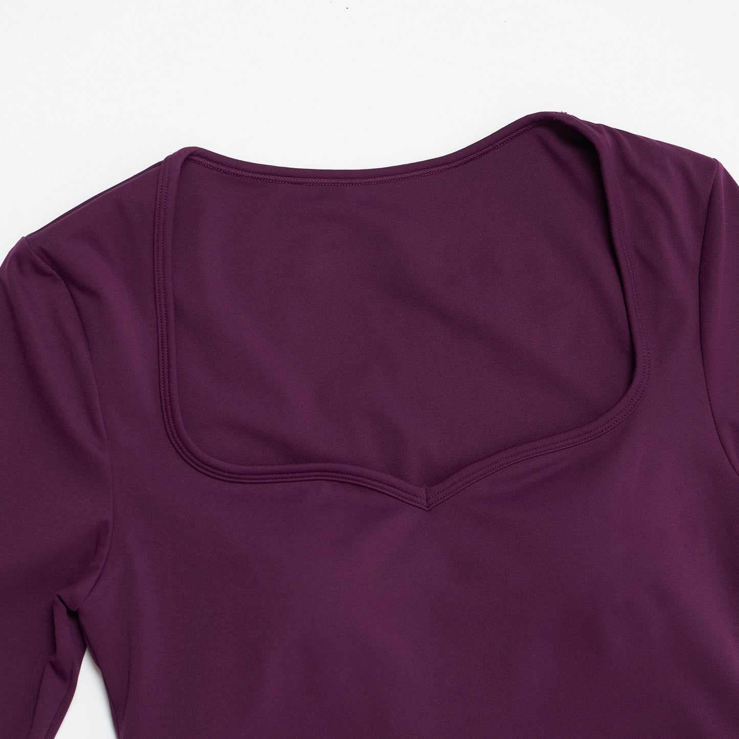 U-Neck Padded Cropped Top