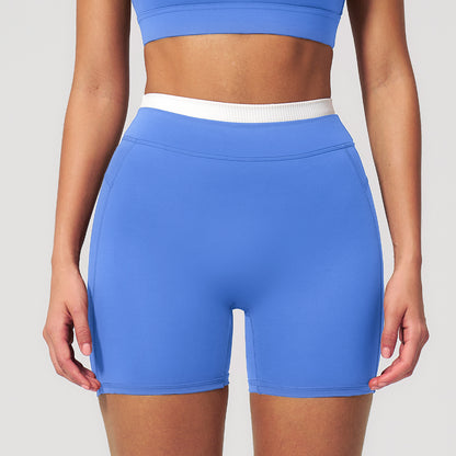 High-Waisted Contrast Sculpt Shorts