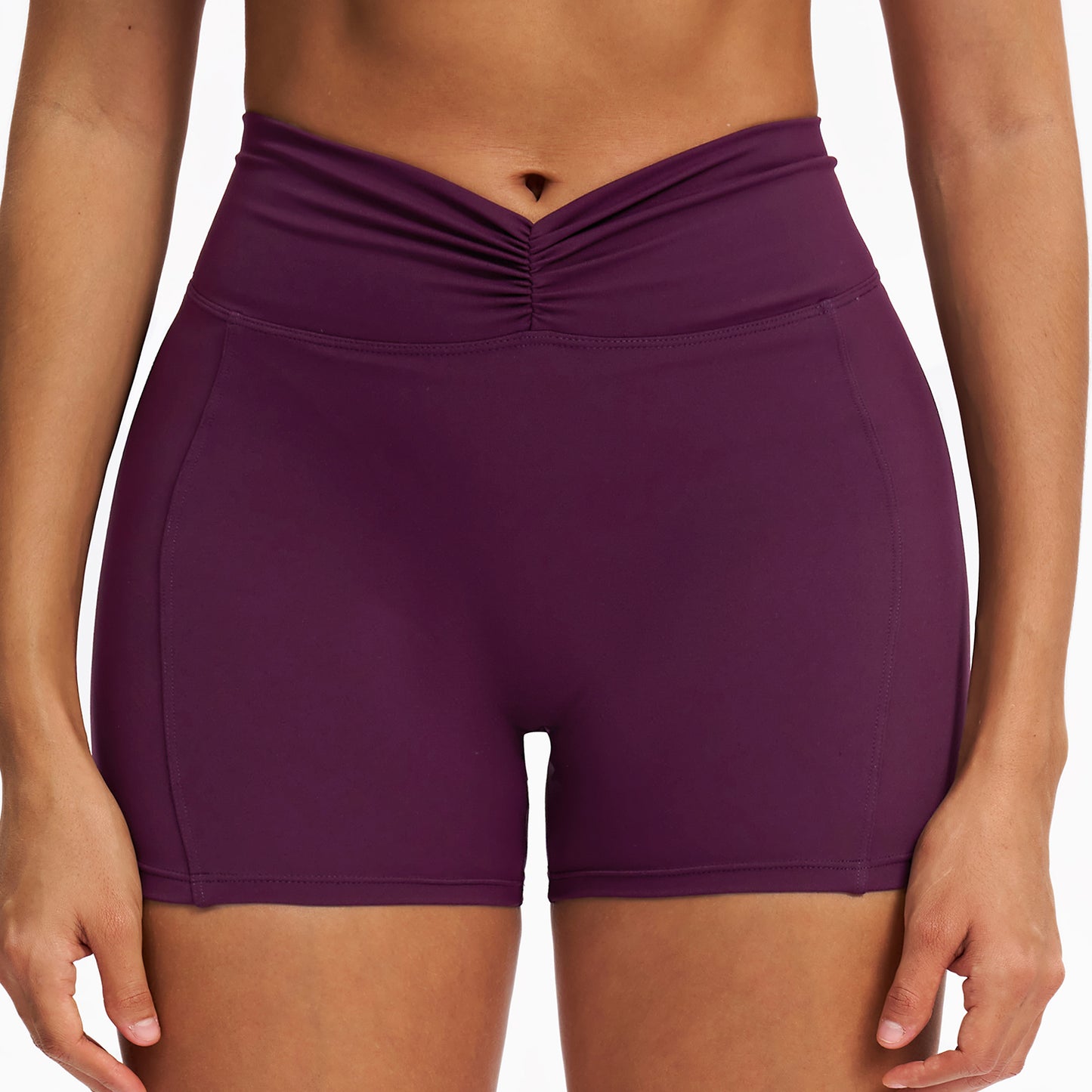 Scrunch-Front Booty-Shaping Shorts