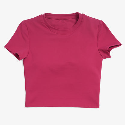 Women's Cropped Workout T-Shirt