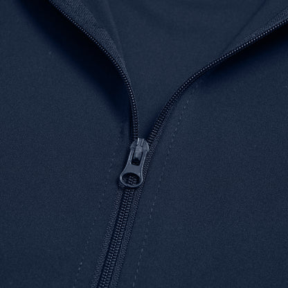 Contrast Stitch Full-Zip Cropped Active Jacket