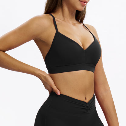 V-Neck Y-Back Sports Bra