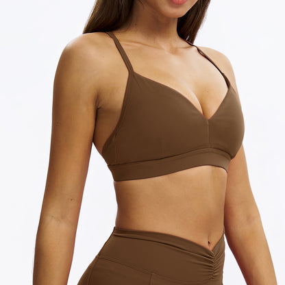 V-Neck Y-Back Sports Bra