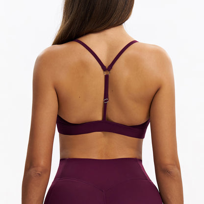 V-Neck Y-Back Sports Bra